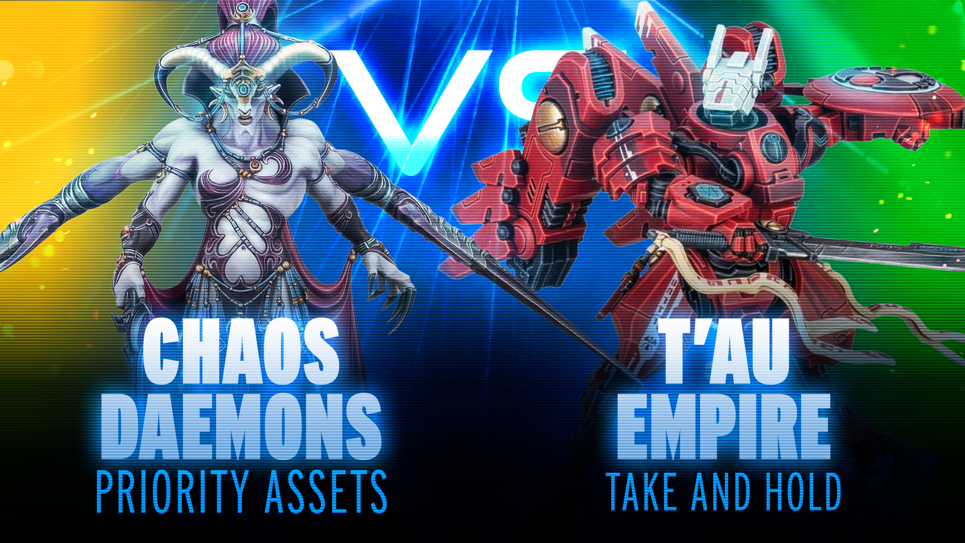 Chaos Daemons vs T'au Empire Battle Report