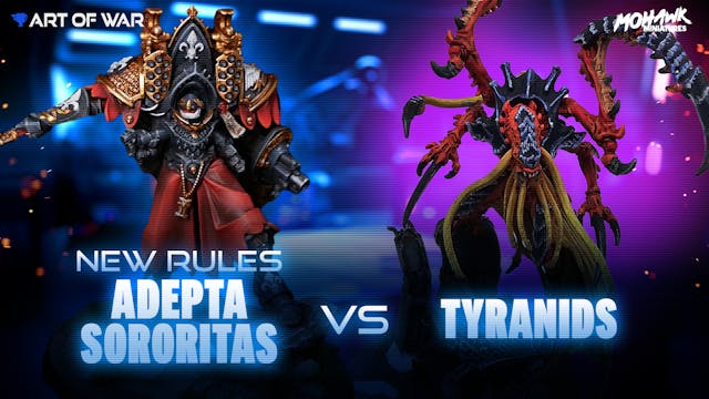 NEW Codex Adepta Sororitas vs Tyranid...