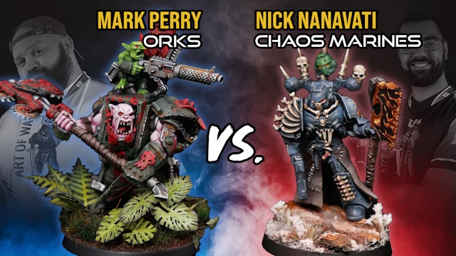 Coaching Match: Chaos Space Marines vs Orks (Arks of Omen)