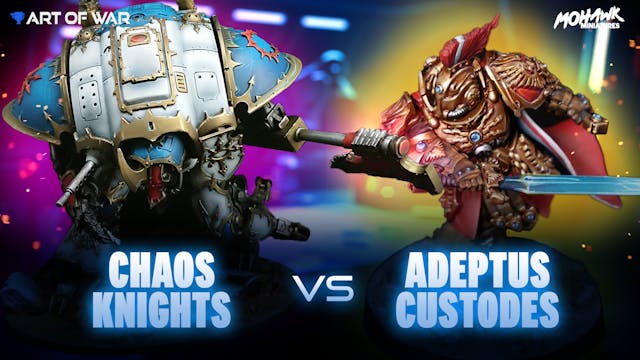 Chaos Knights vs Custodes Battle Repo...