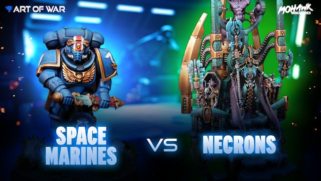 Space Marines vs Necrons 10th Edition...