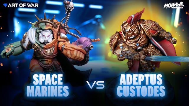 New Codex Space Marines vs Adeptus Cu...