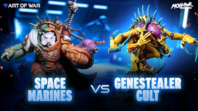 New Space Marines (Dark Angels) vs Ge...
