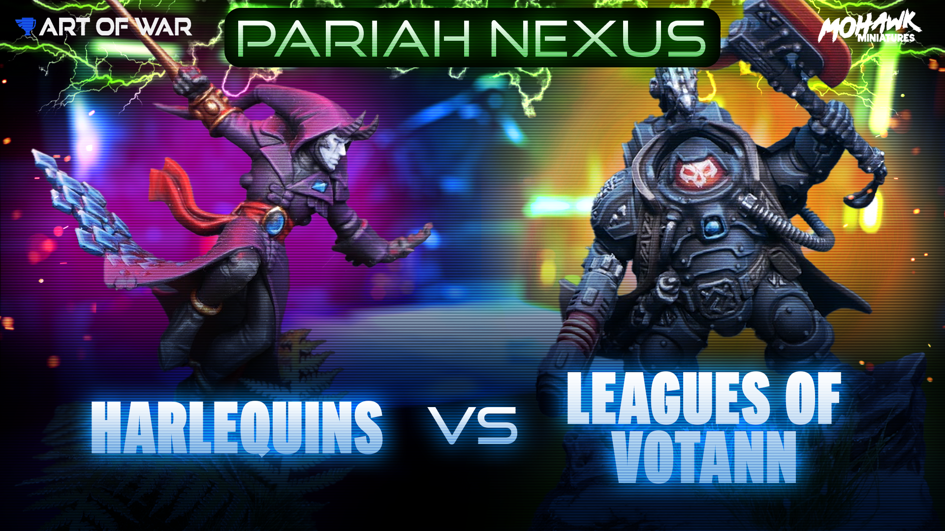 Harlequins vs Leagues of Votann Competitive Warhammer 40k Battle Report