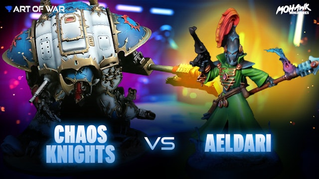 Chaos Knights vs Aeldari Coaching Match