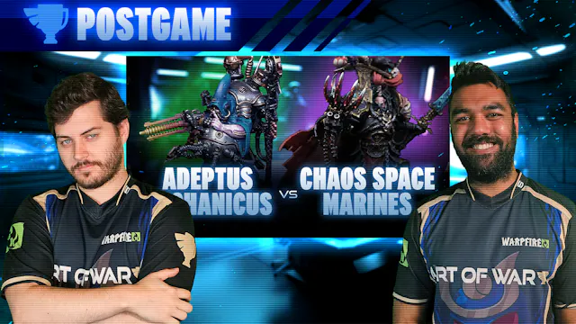 Chaos Space Marines vs Adeptus Mechan...