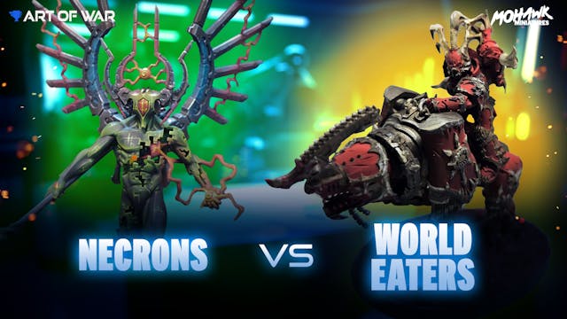 World Eaters Vs Necrons Battle Report...