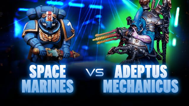 Raven Guard vs Adeptus Mechanicus Bat...