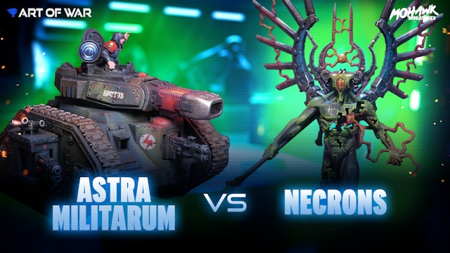 Necrons vs Imperial Guard Coaching Match