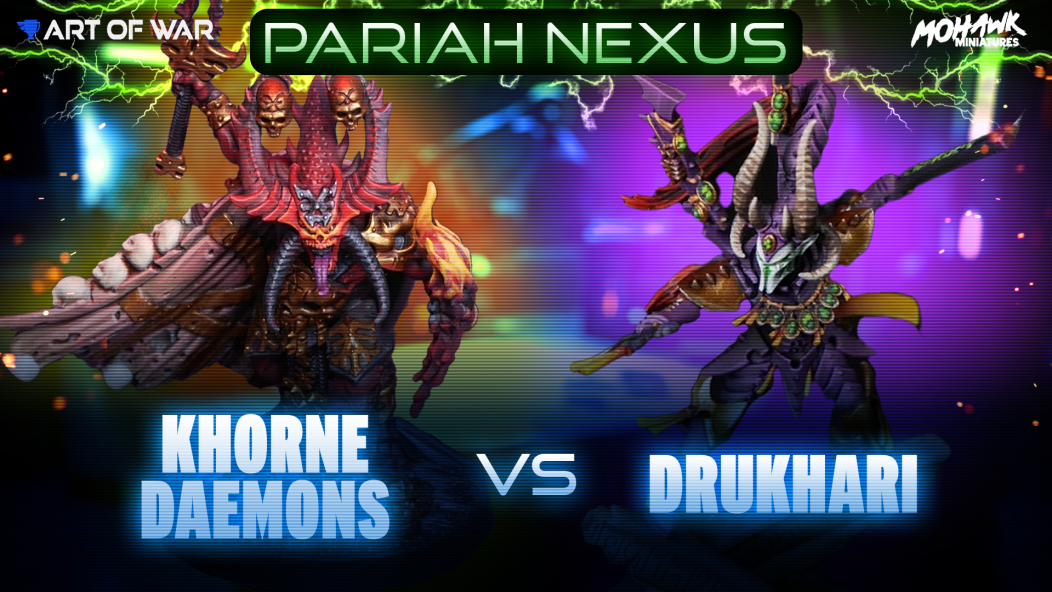 Khorne Chaos Daemons vs Drukhari Coaching Match