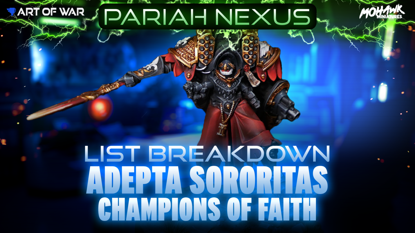 Adeptas Sororitas Champions of Faith List Breakdown
