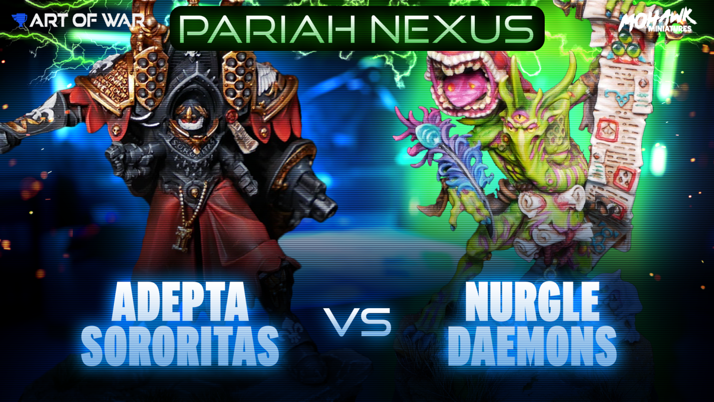 Adeptas Sororitas vs Nurgle Chaos Daemons Coaching Match
