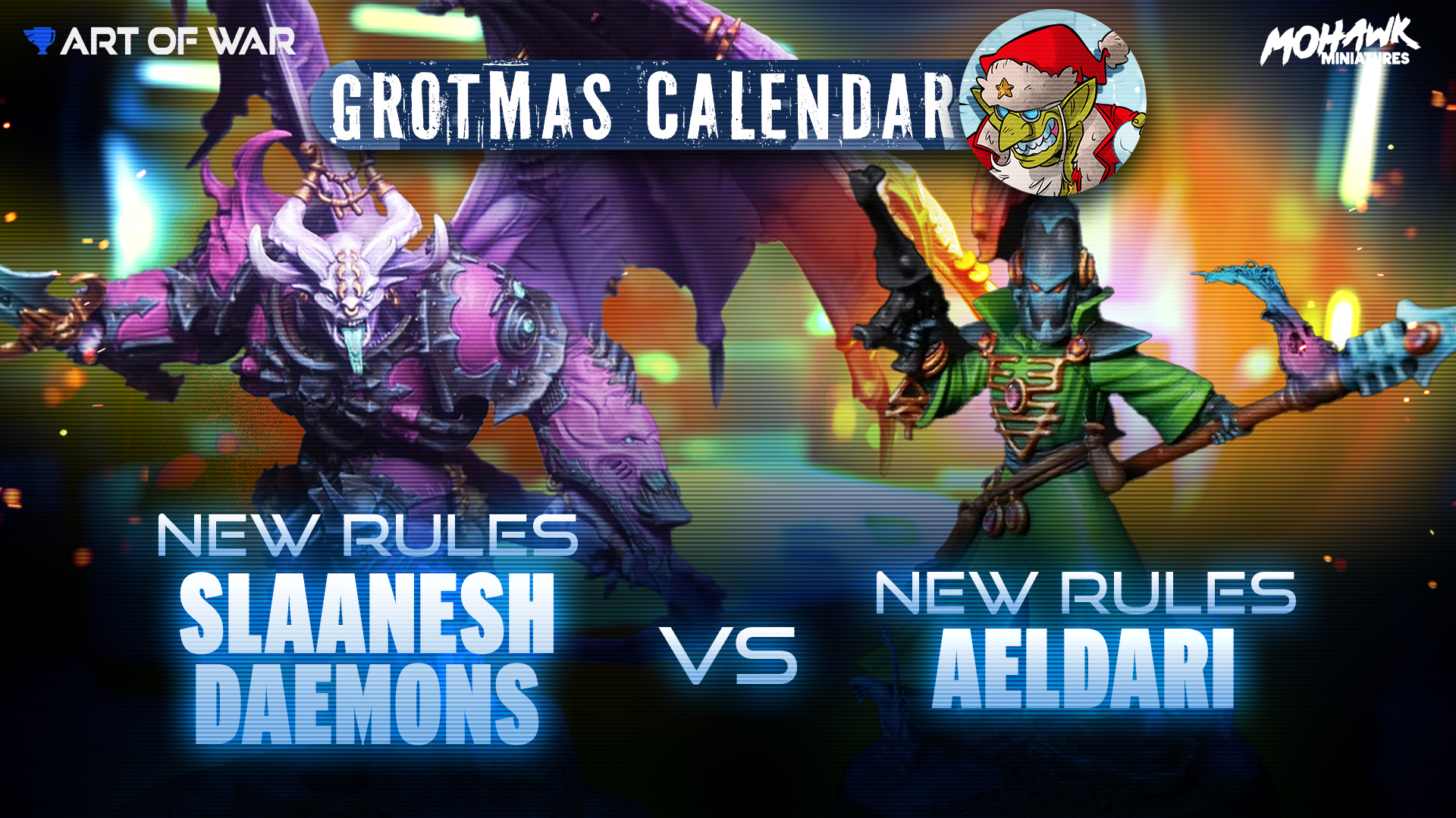 Aeldari Armoured War Host vs Slaanesh Legions of Excess Battle Report