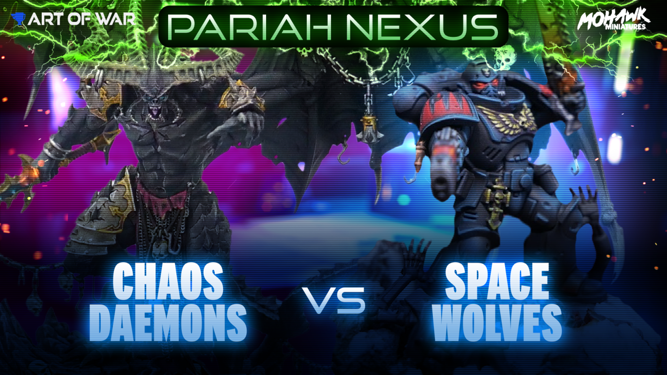 Chaos Daemons vs Space Wolves Coaching Match