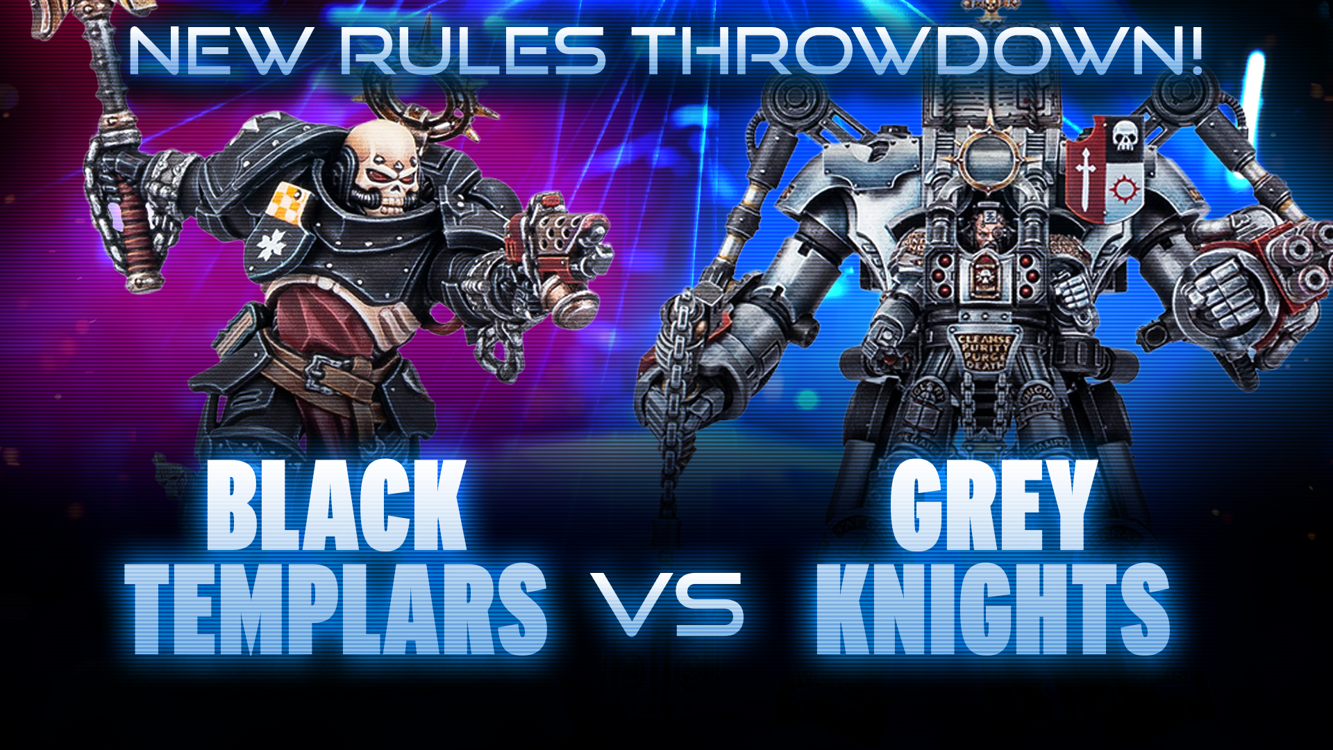 NEW Grey Knights vs Black Templars Battle Report