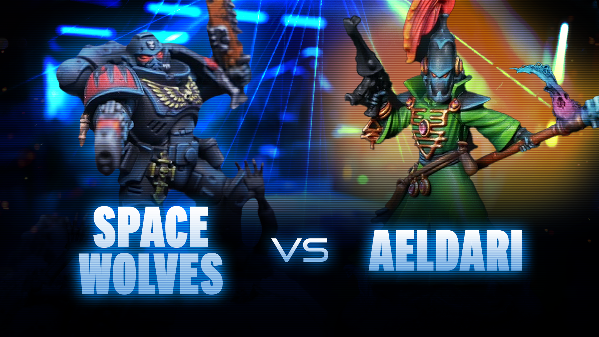 Aeldari Harlequins vs Space Wolves Battle Report