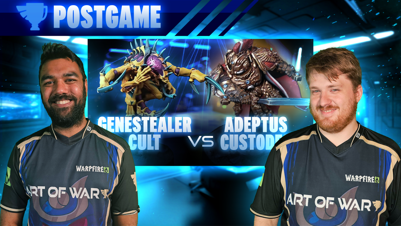 Postgame Analysis Adeptus Custodes vs Genestealer Cult