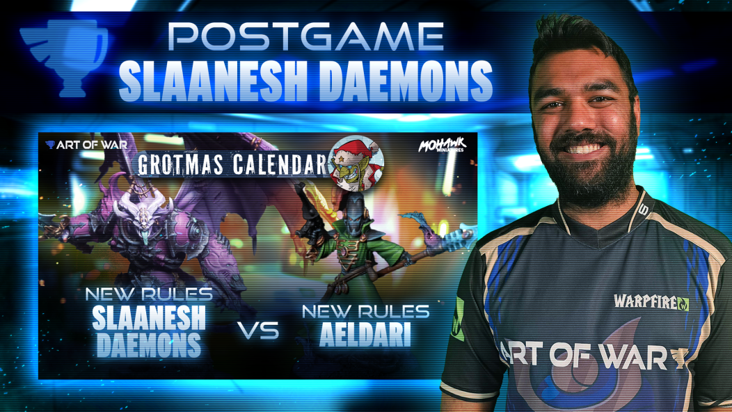 Chaos Daemons Legions of Excess vs Aeldari Postgame Analysis
