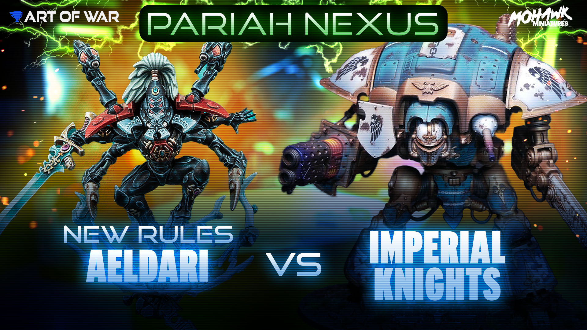 Codex Aeldari Seer Council vs Imperial Knights Battle Report