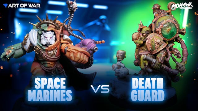 Space Marines vs Death Guard Battle R...