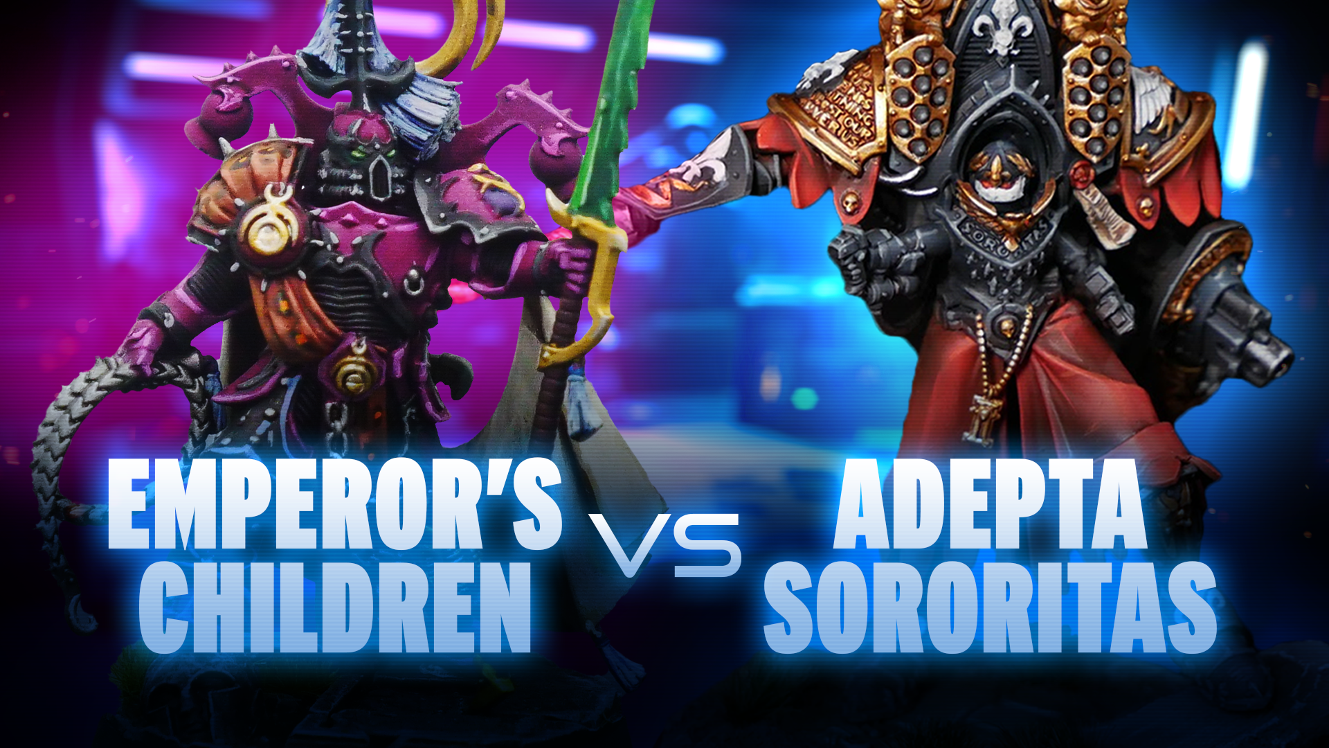 Emperor's Children vs Adepta Sororitas Battle Report