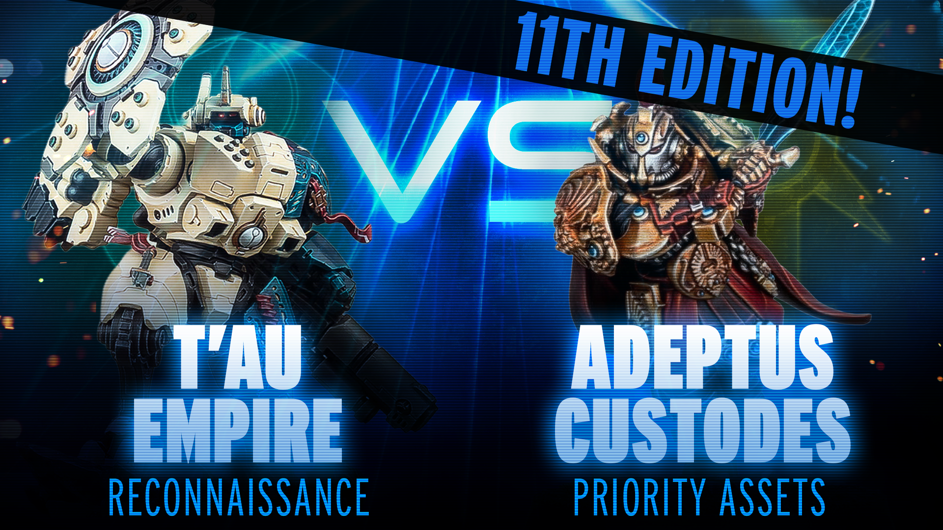 NEW 11th Edition Battle Report - Adeptus Custodes vs T'au Empire