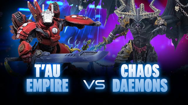 Chaos Daemons vs T'au Empire Competit...