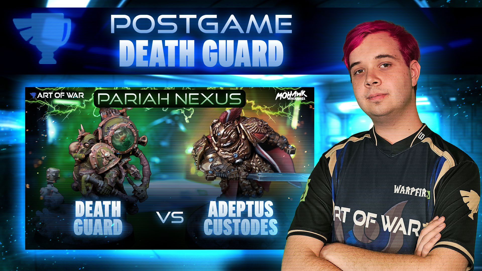 Death Guard vs Adeptus Custodes Post Game - Quinton