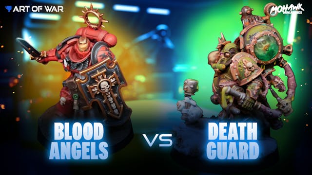 Blood Angels vs Death Guard Battle Re...