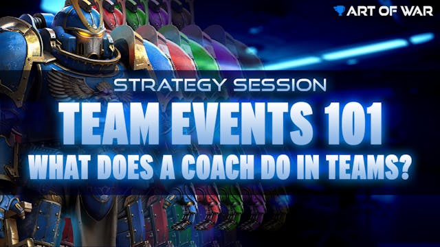 Strategy Session: Coaches in team events