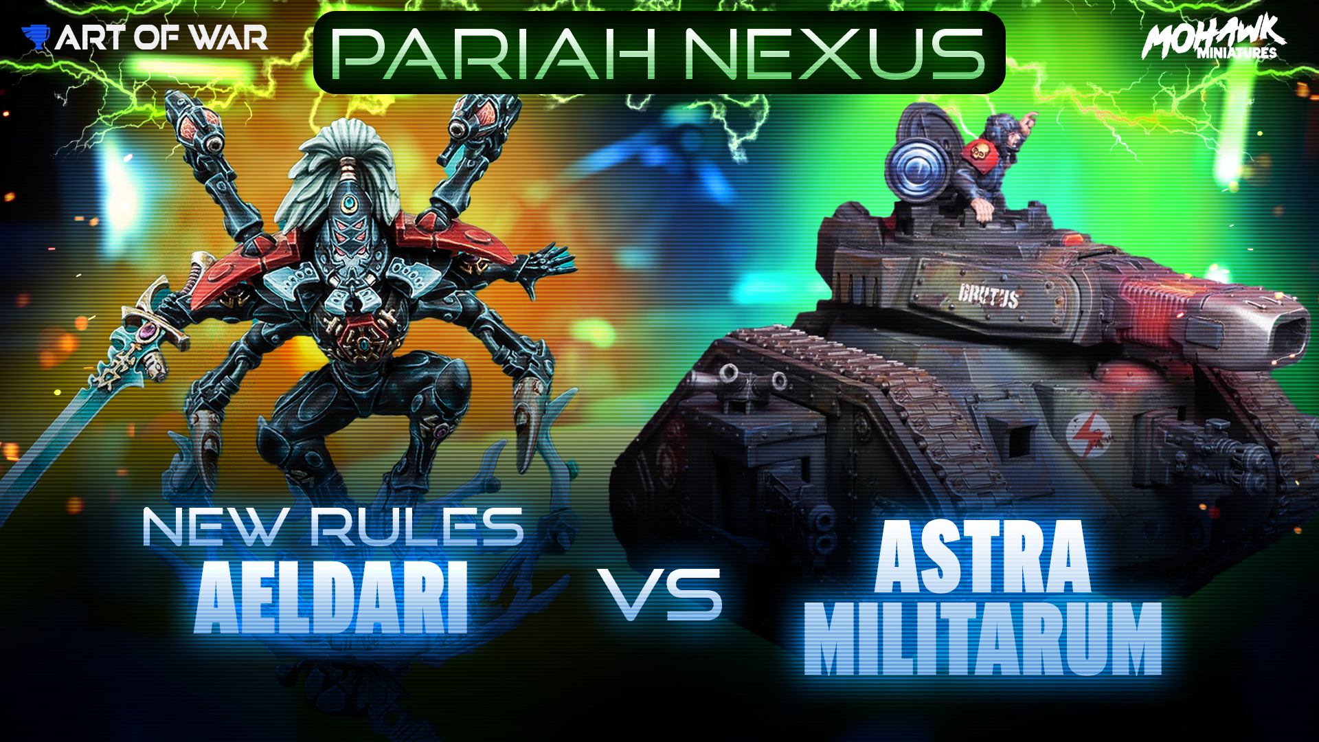 Codex Aeldari vs Codex Astra Militarum Competitive 40k Battle Report