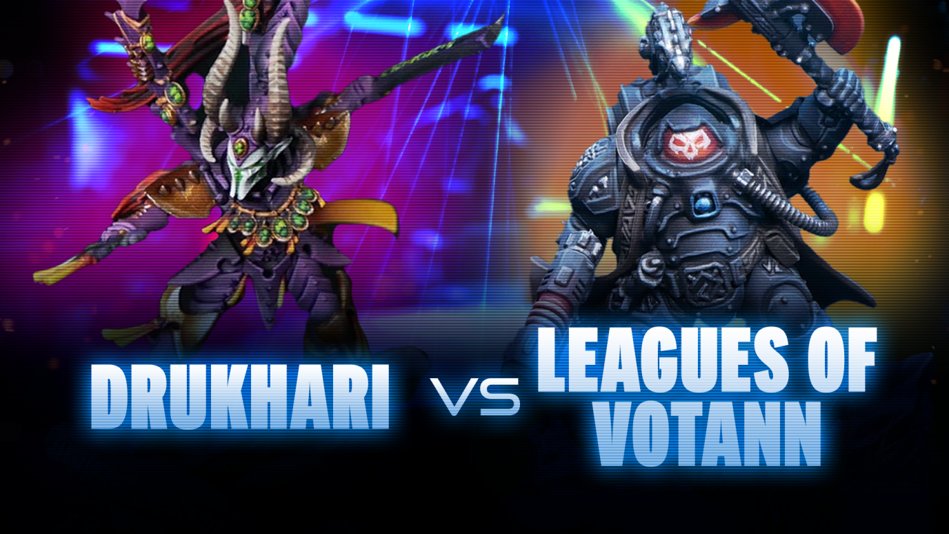 NEW Drukhari vs Leagues of Votann Competitive Battle Report