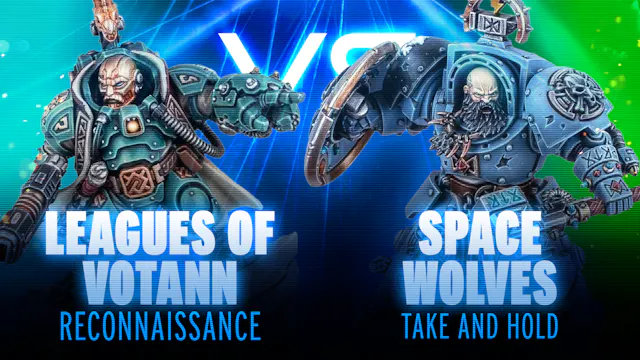 Space Wolves vs Leagues of Votann Bat...