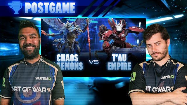 Chaos Daemons vs Tau Empire Post-Game...