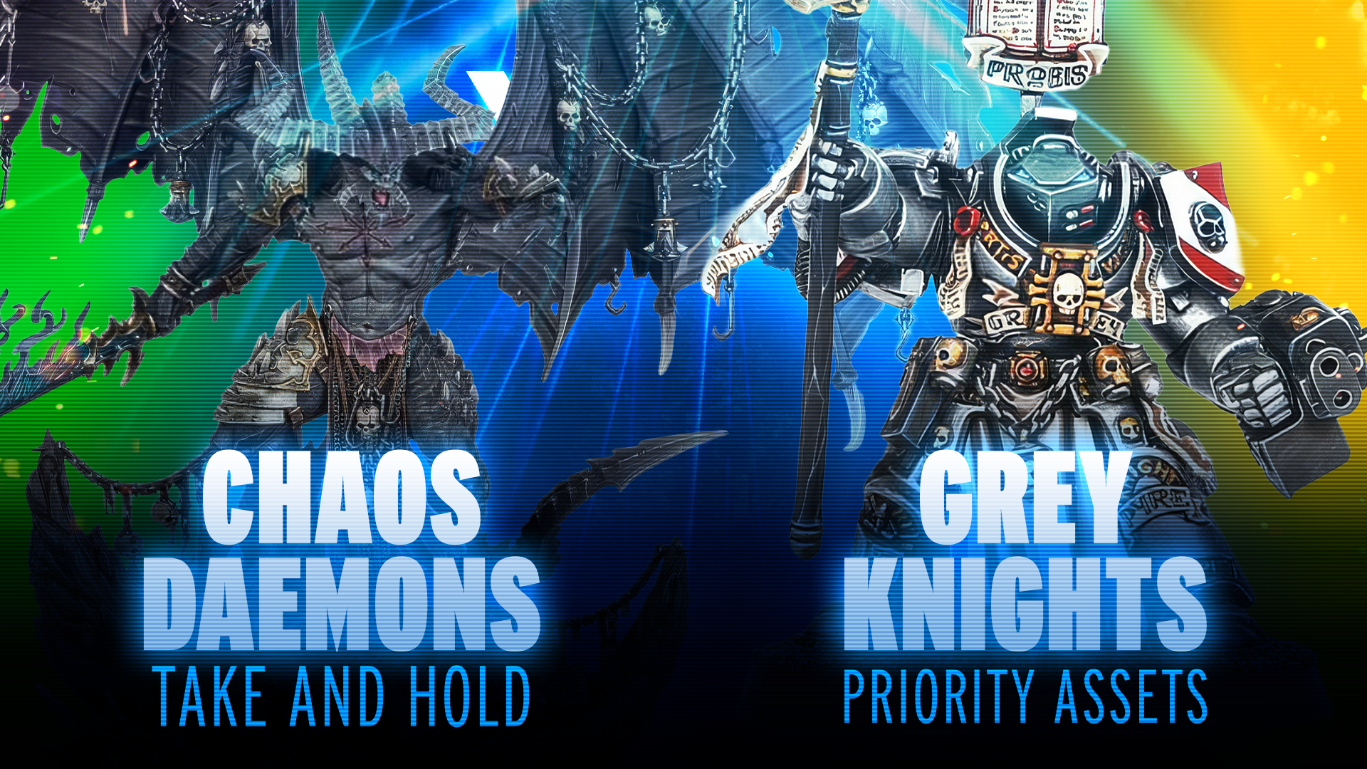 Chaos Daemons vs Grey Knights Competitive Battle Report