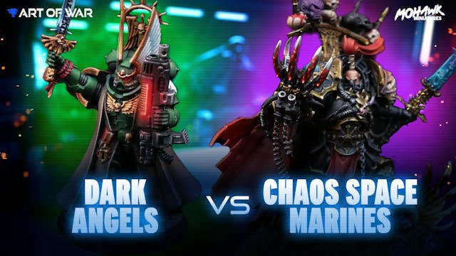 Dark Angels vs Chaos Space Marines Ba...