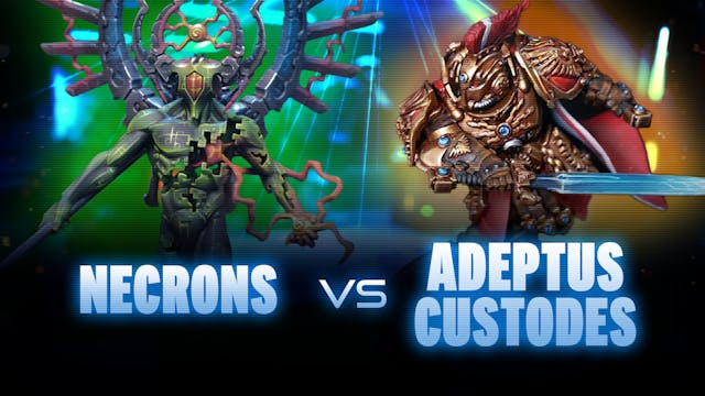 Necrons vs Adeptus Custodes Battle Re...