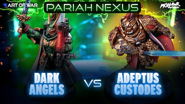 Dark Angels vs Adeptus Custodes Battl...