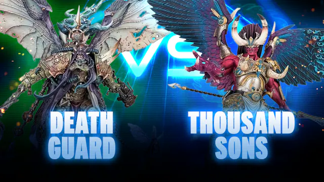 Thousand Sons vs Death Guard The Mike...