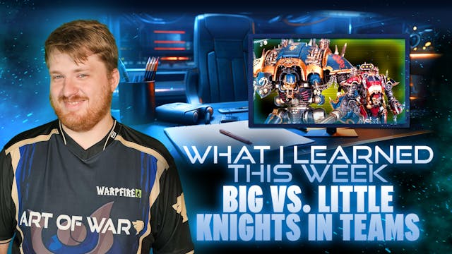 What I Learned This Week - Big vs Lit...