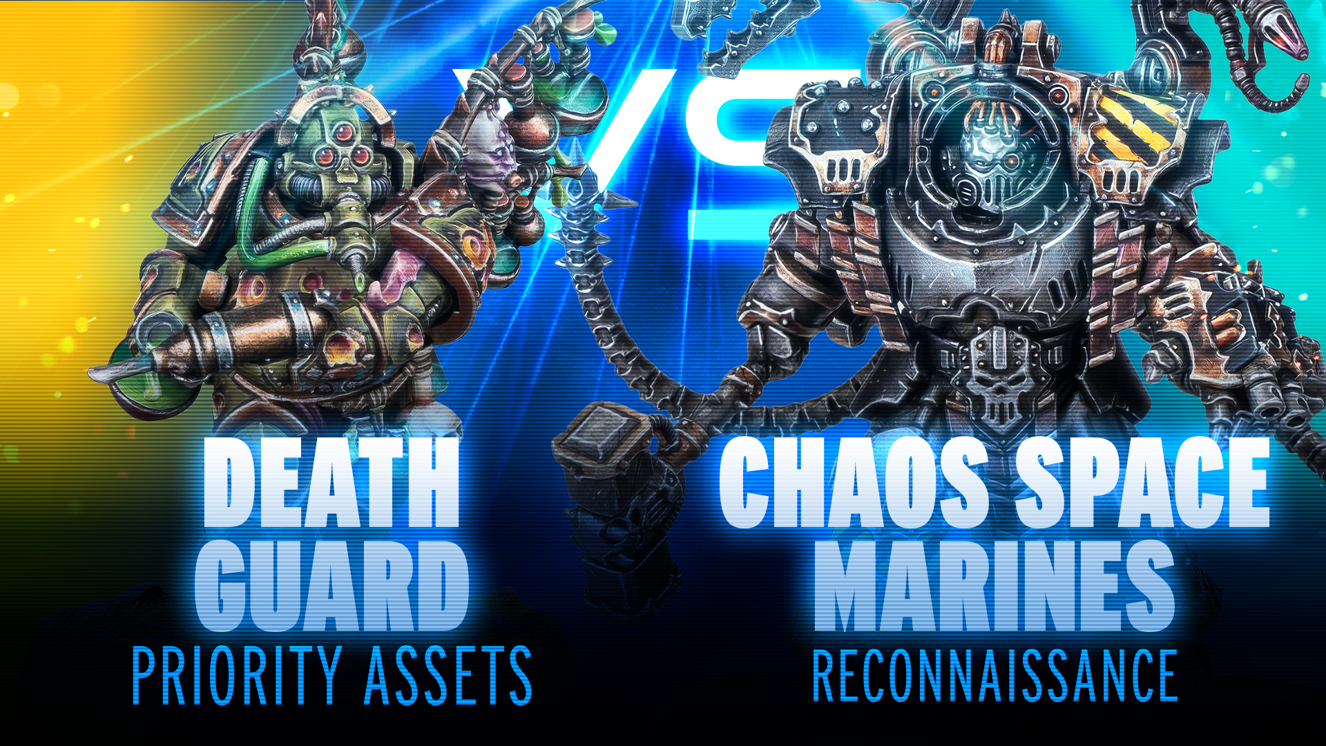 Chaos Space Marines vs Death Guard