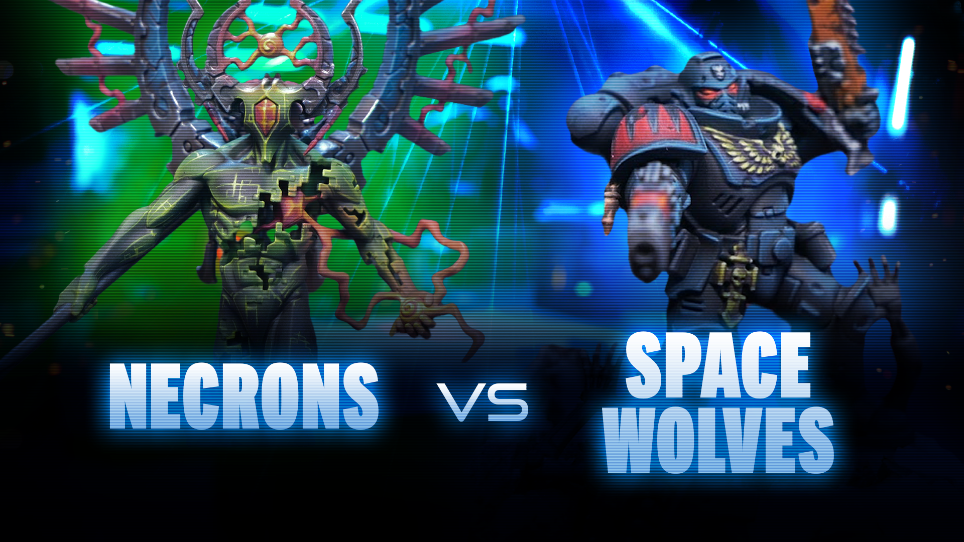 Necrons vs Space Wolves Battle Report