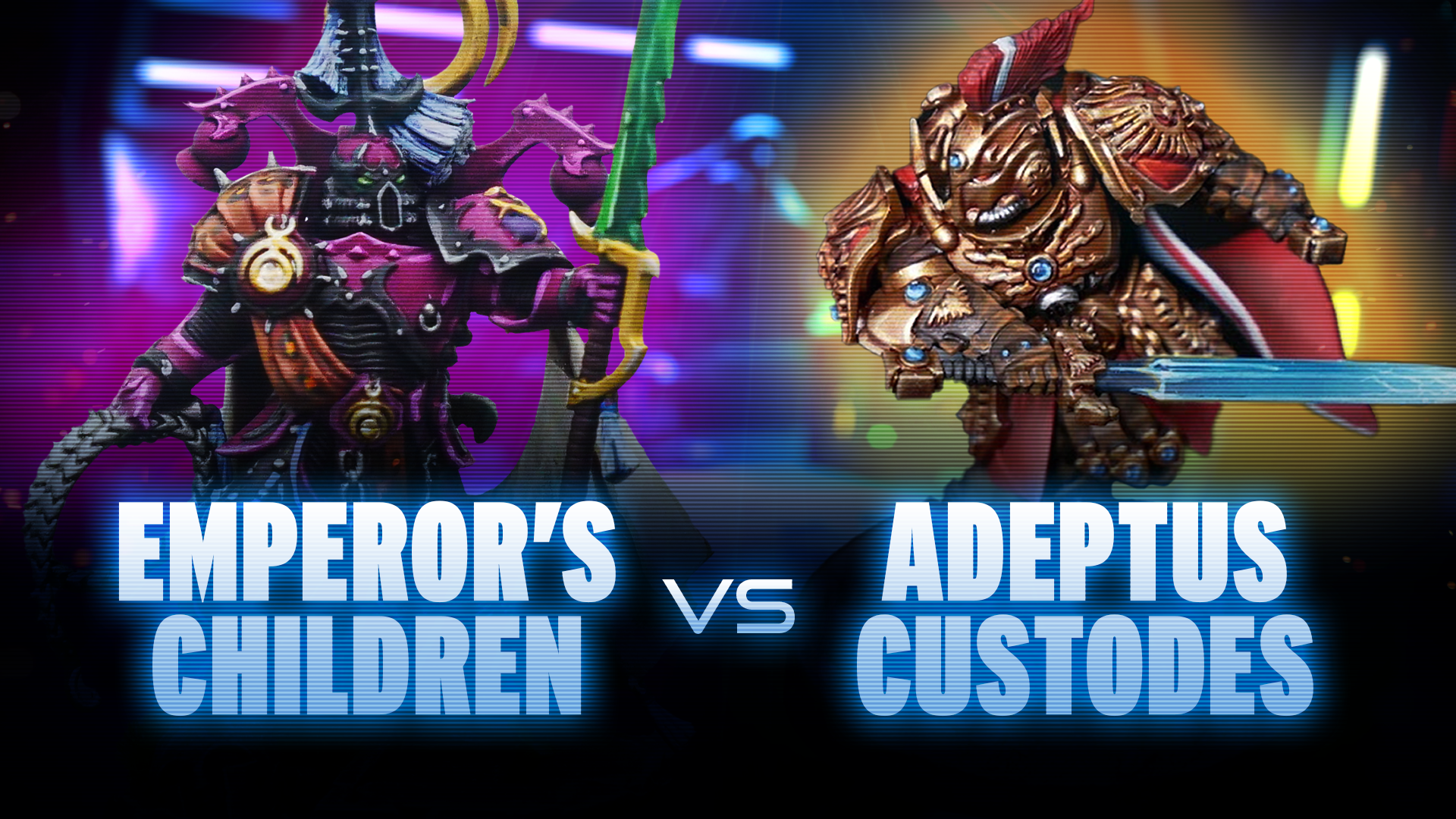 Adeptus Custodes vs Emperor's Children Battle Report