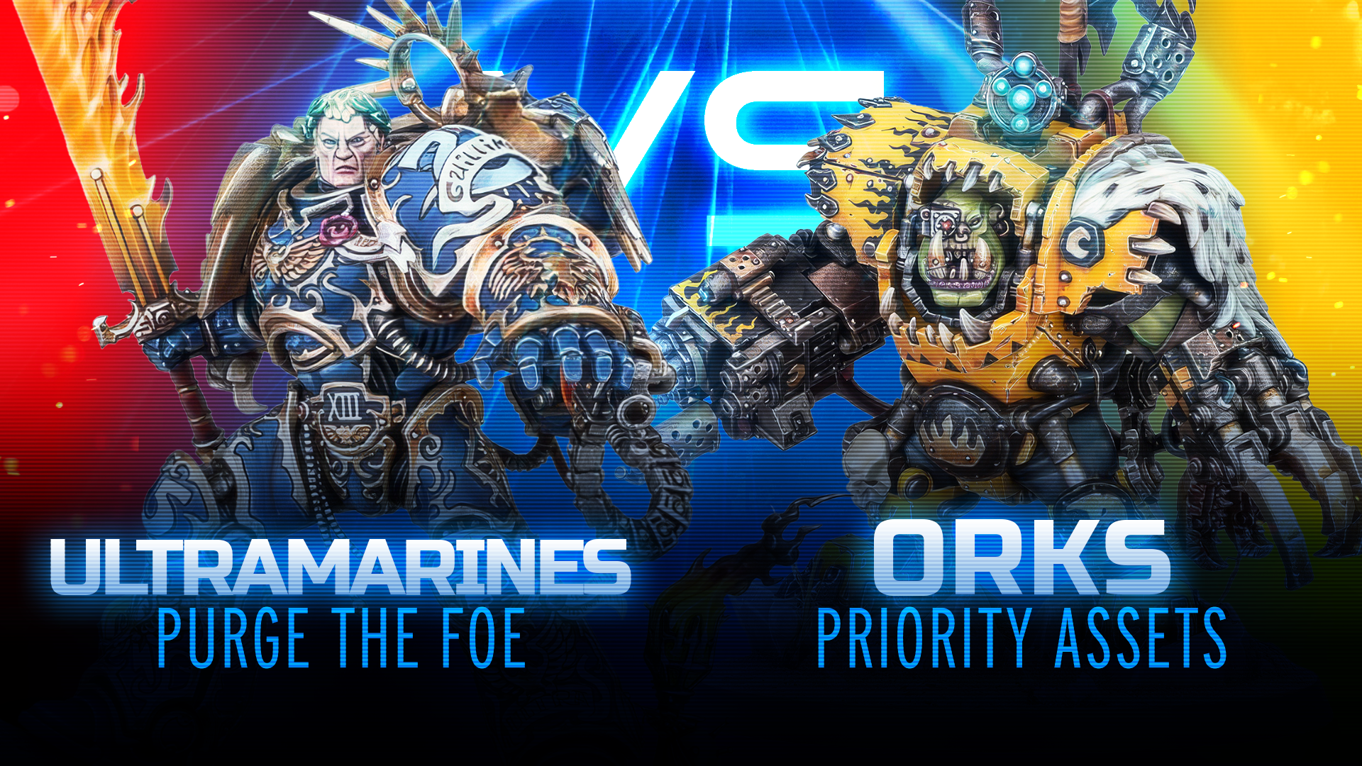 Orks vs Ultramarines Battle Report (New Codex Clash!)