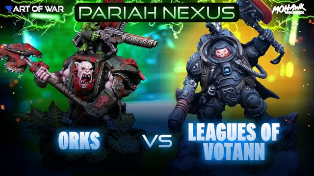 Orks War Horde vs Leagues of Votann B...