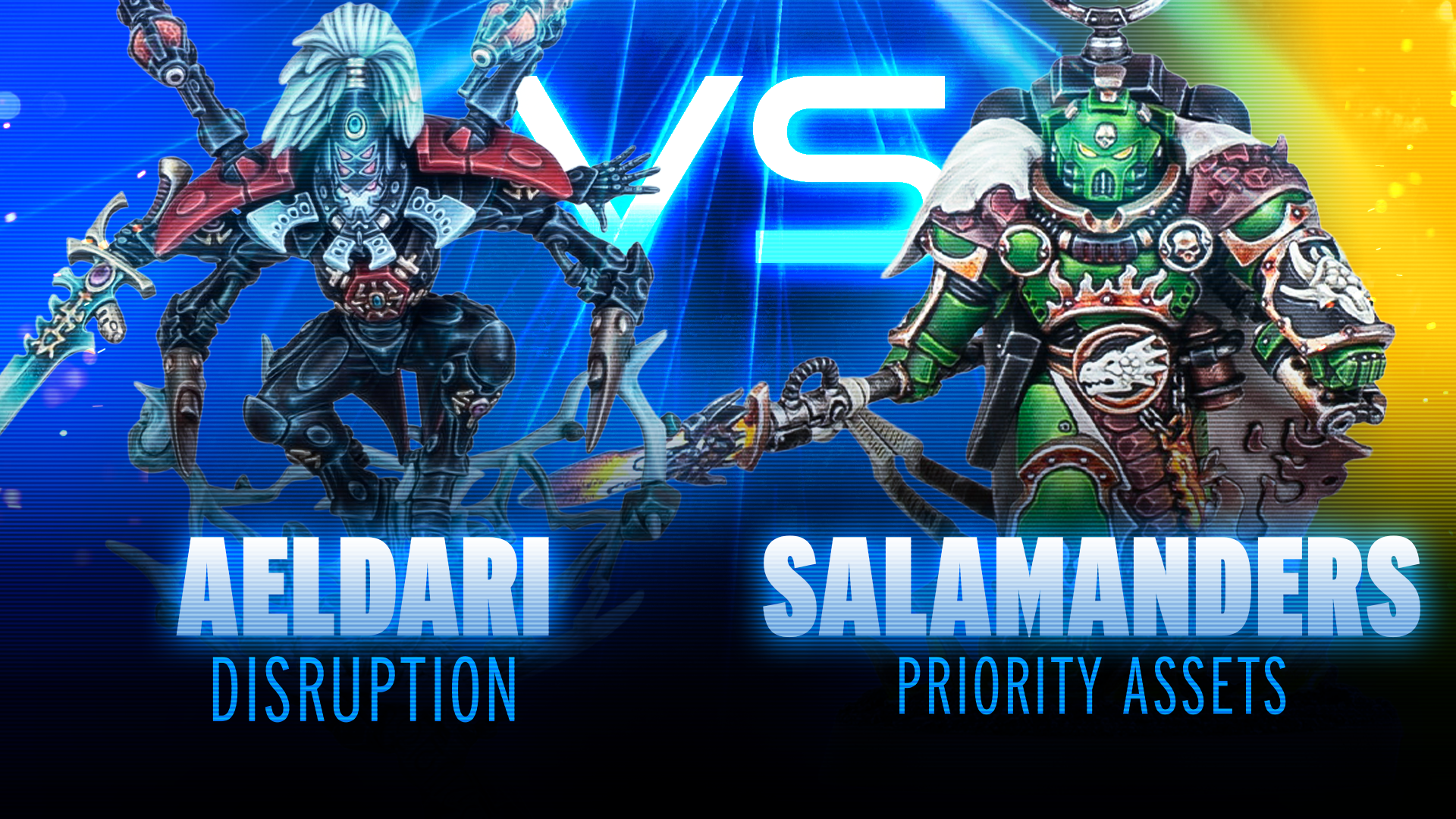 Aeldari vs Salamanders Warhammer 40k Competitive Battle Report
