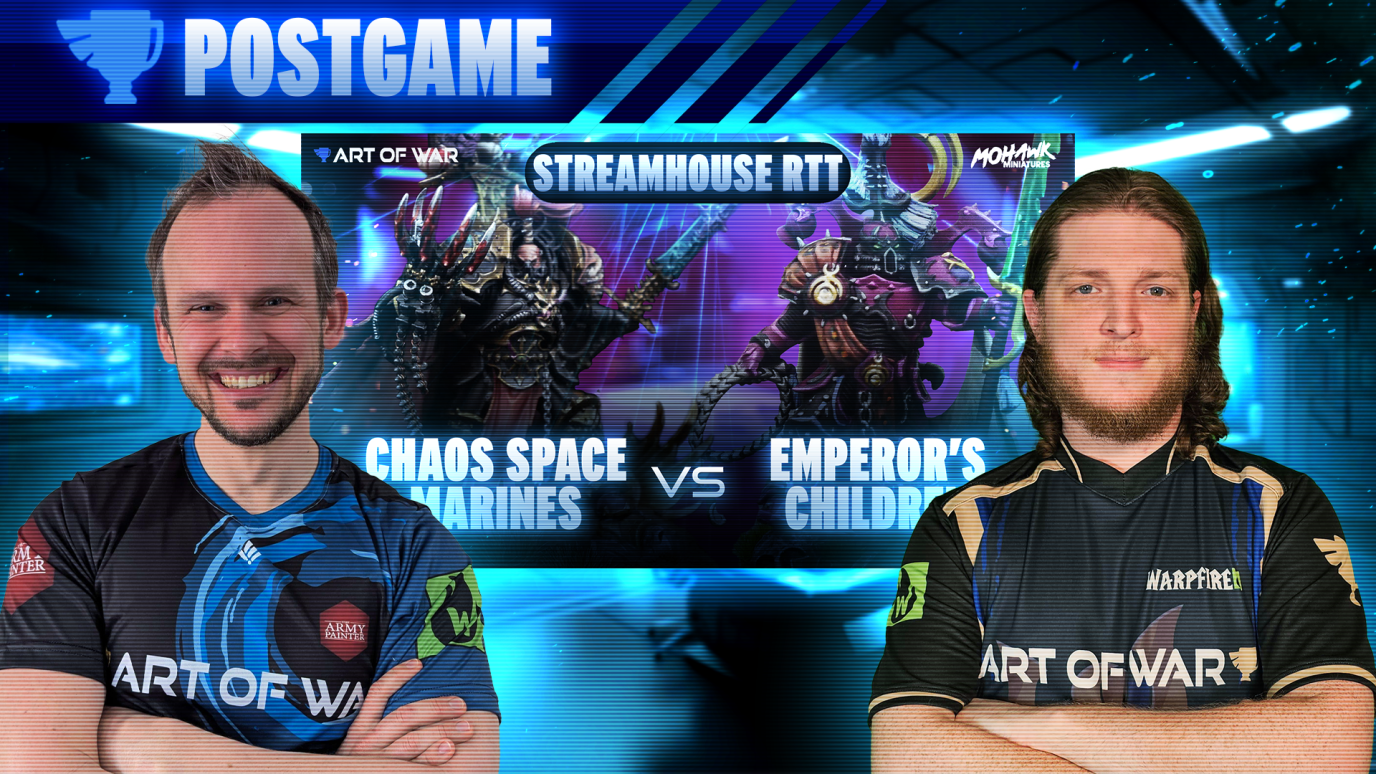 Emperor's Children vs Chaos Space Marines Postgame Analysis - Streamhouse RTT!