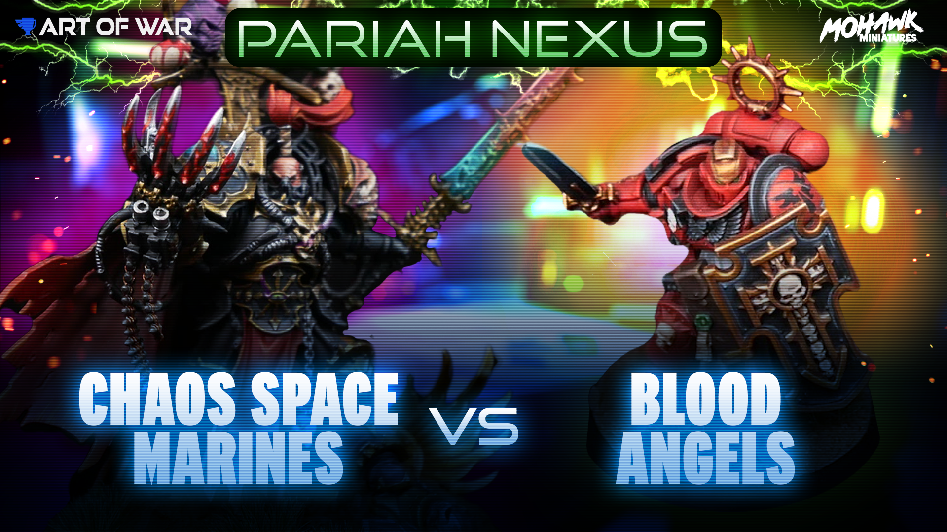 Blood Angels vs Chaos Space Marines Battle Report