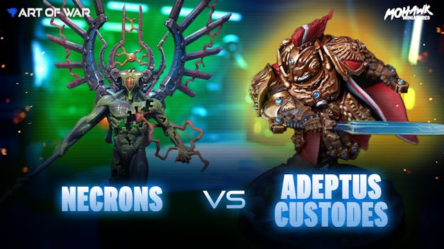 Adeptus Custodes vs Canoptek Court Ne...