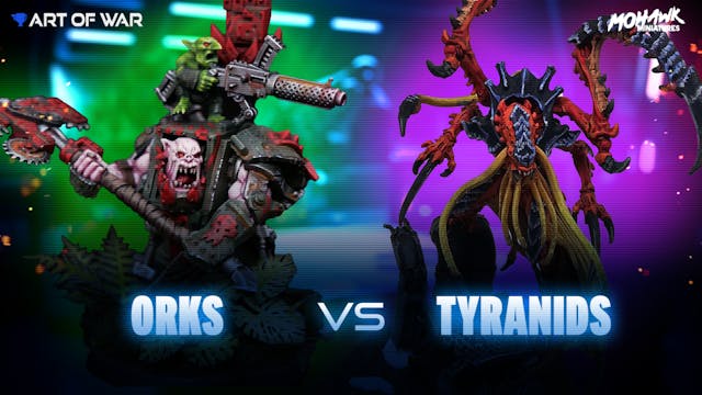 Tyranids vs Orks Coaching Match